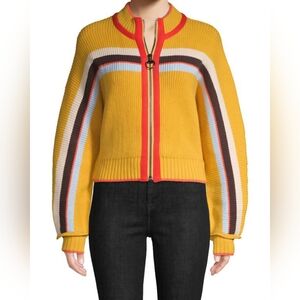 Free People Ready Set Go Striped Cardigan